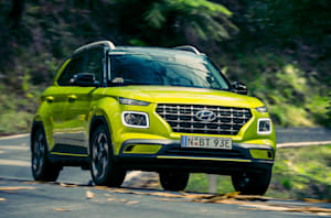 Wheels Reviews 2020 Hyundai Venue Elite Acid Yellow Australia Dynamic Cornering Front A Brook