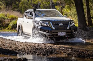 2021 Nissan Navara ST with factory accessories