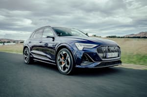 2022 Audi E-Tron S Navarra Blue Metallic Australia