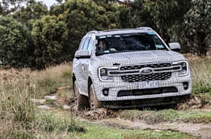 Ford Everest prototype drive