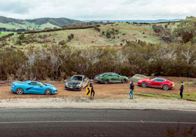 A Brook 2022 Chevrolet Corvette V Mercedes AMG C 63 S V Audi RS 5 V Jaguar F Type 259