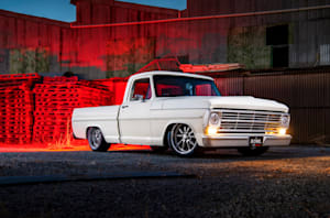 Street Machine Features Brad Mcgill F 100 Front Angle