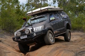2015 Toyota Hilux in the 4x4 shed