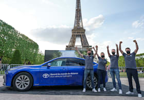 Toyota Mirai record in Paris